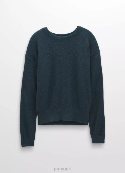 prAna Women Milani Crew Neck 604H25 Clothing Dark Sky