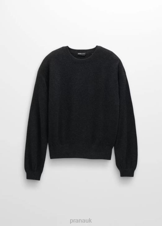 prAna Women Milani Crew Neck 604H27 Clothing Black