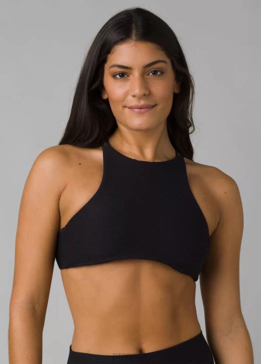prAna Women Onyx Bay Top - Ottoman 604H641 Swim Black