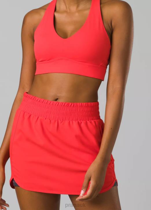 prAna Women Peak to Pavement Skort 604H450 Clothing Carmine Red