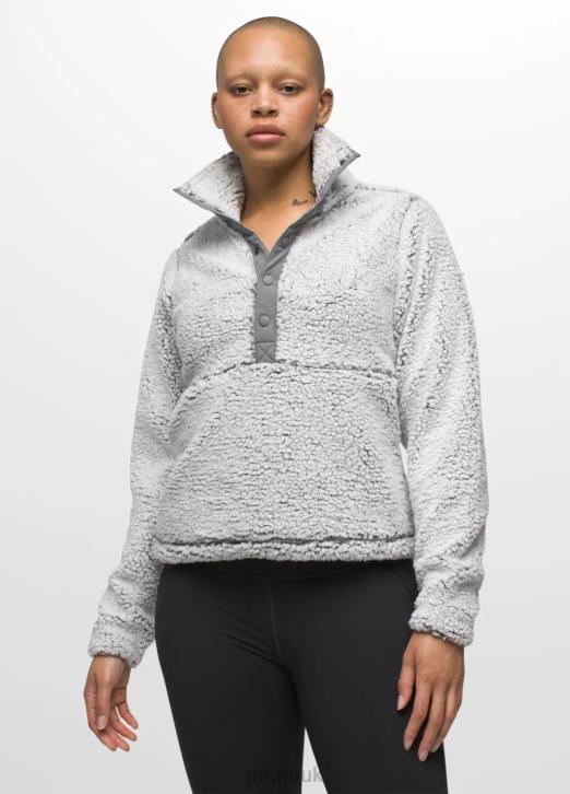 prAna Women Polar Escape Snap Up 604H102 Clothing Frosted