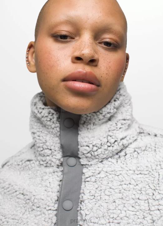 prAna Women Polar Escape Snap Up 604H102 Clothing Frosted