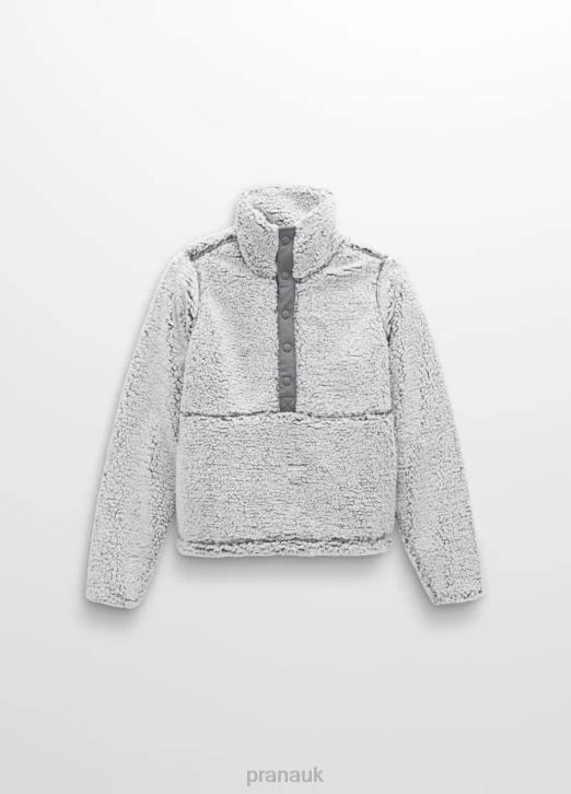 prAna Women Polar Escape Snap Up 604H102 Clothing Frosted