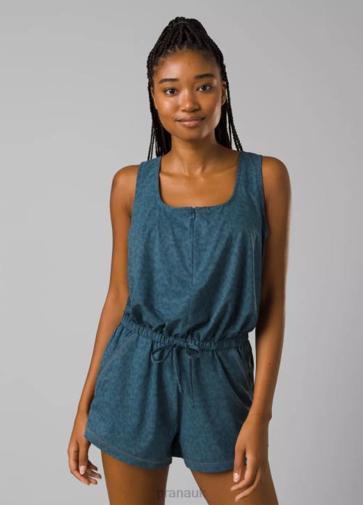 prAna Women Railay Romper 604H512 Clothing Bluefin Wild