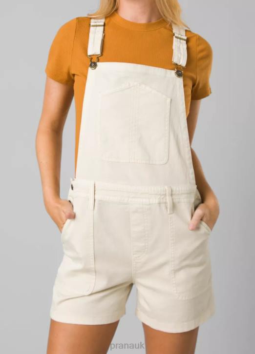 prAna Women Sancho Shortalls 604H507 Clothing Chalk
