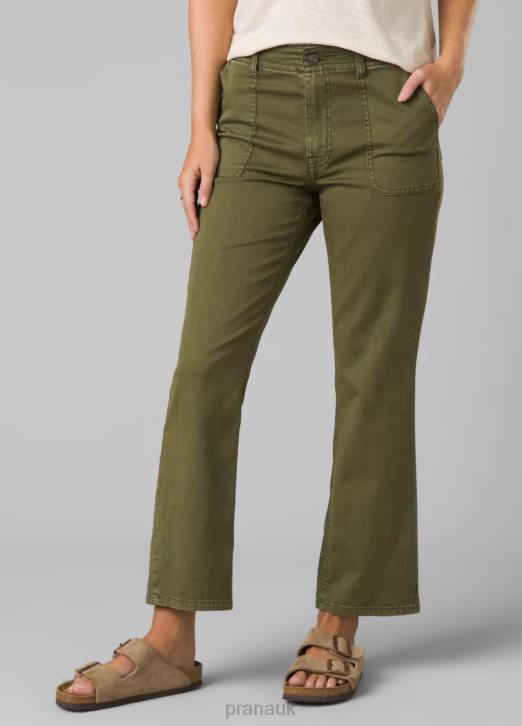 prAna Women Sancho Slim Pant 604H459 Bottoms Cargo Green