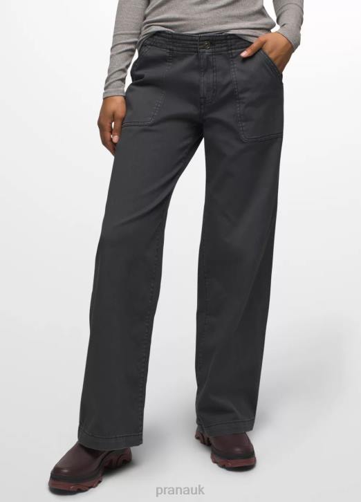 prAna Women Sancho Wide Leg Pant 604H281 Bottoms Charcoal