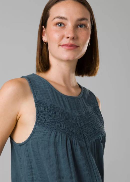 prAna Women Seakissed Tank 604H267 Clothing Bluefin