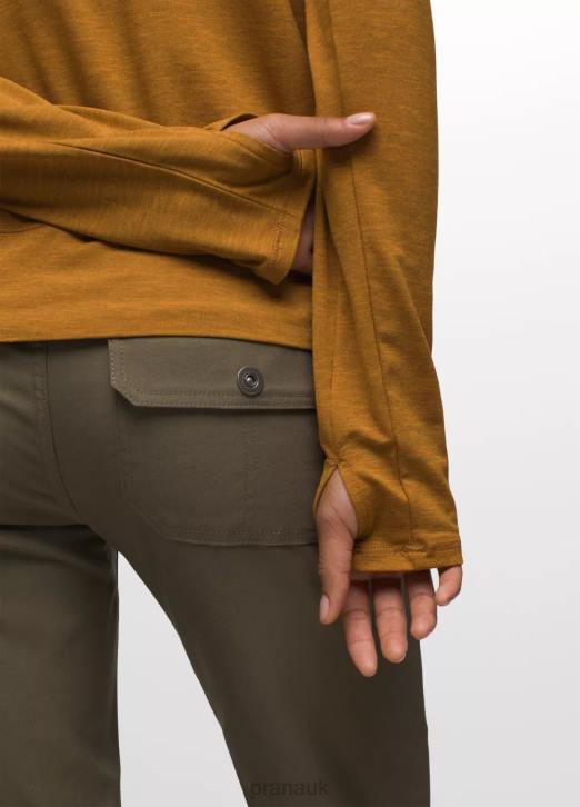 prAna Women Sol Searcher Long Sleeve Top 604H213 Clothing Spiced