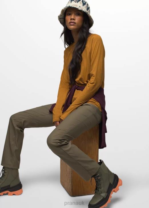 prAna Women Sol Searcher Long Sleeve Top 604H213 Clothing Spiced