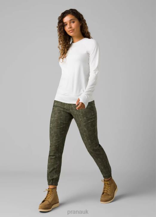 prAna Women Sol Searcher Long Sleeve Top 604H215 Clothing Soft White