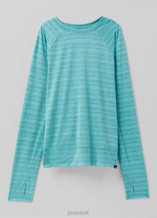 prAna Women Sol Searcher Long Sleeve Top 604H216 Clothing Cove Stripe