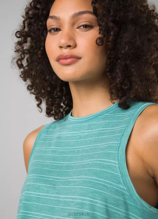prAna Women Sol Searcher Tank 604H261 Clothing Cove Stripe