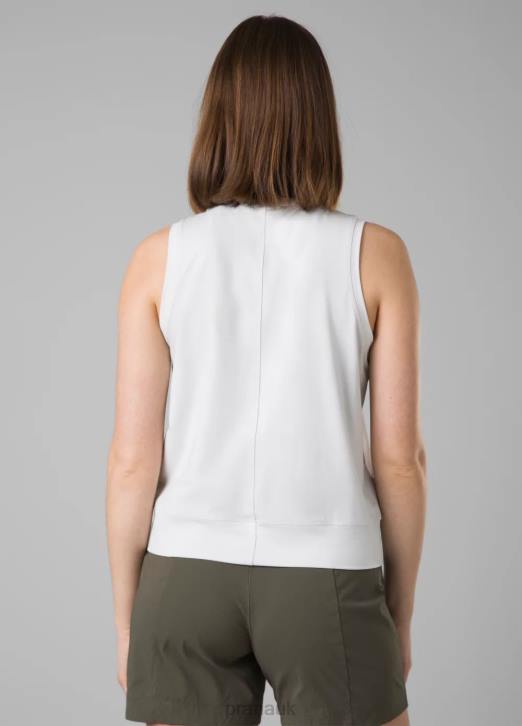 prAna Women Sol Searcher Tank 604H262 Clothing Soft White
