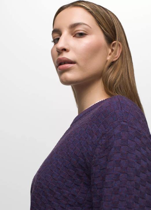 prAna Women Sonoma Valley Sweater 604H105 Clothing Rich Sapphire