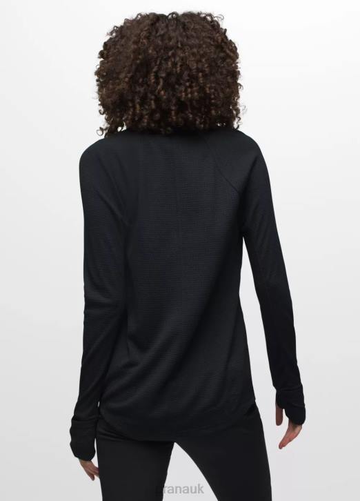 prAna Women Wensley Crew 604H49 Clothing Black