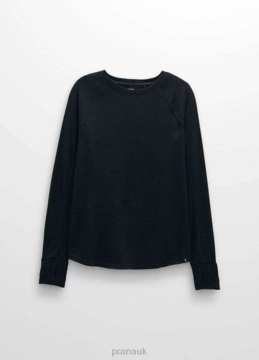 prAna Women Wensley Crew 604H49 Clothing Black