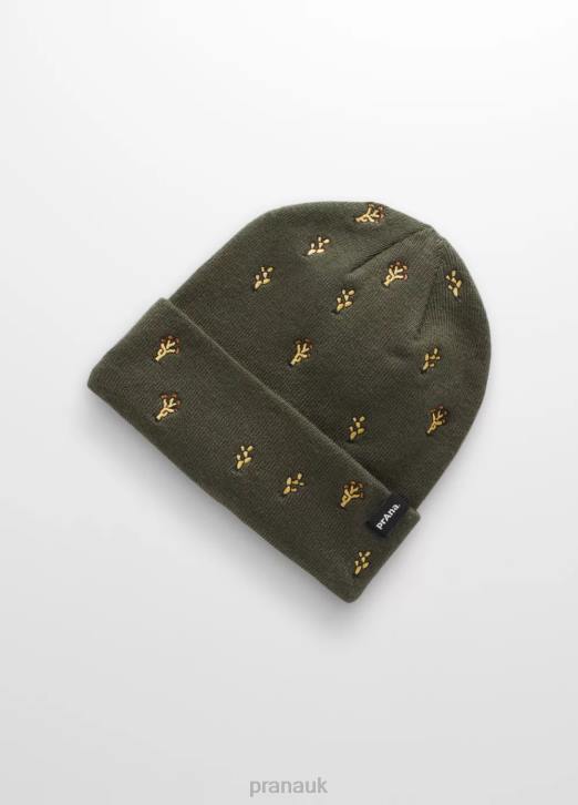 prAna Women Wild Now Beanie 604H732 Accessories Evergreen Cactus